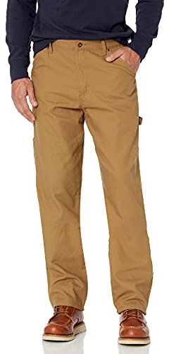 Wrangler Authentics Men's Fleece Lined Carpenter Pant,Autumn Khaki,34W X 30L