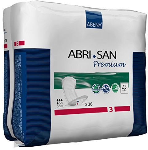 ABENA - ABRI SAN Premium, Air Plus, Einlagen, Nr. 3, 11x33cm