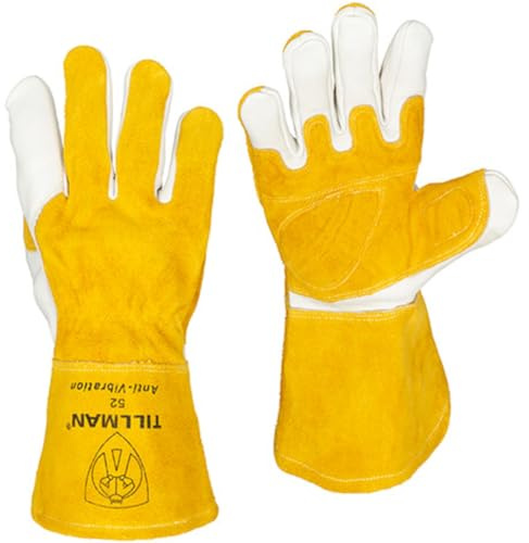 Tillman 52 Top Grain Cowhide Anti-Vibration MIG Welding Gloves, Large