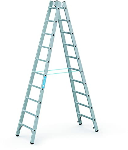 Zarges LM Escalera de tijera (2 x 10 peldaños Z600