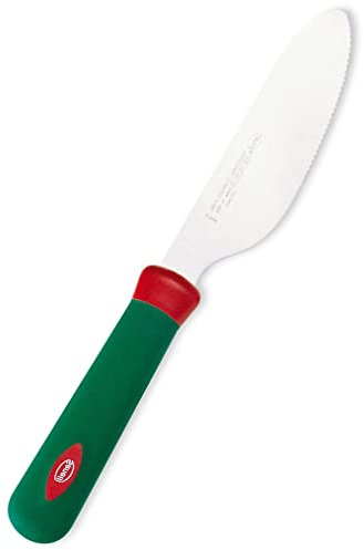 Sanelli Premana Professional Coltello Snack, Acciaio Inossidabile, Verde/Rosso, 22.0x1.5x3.5 cm