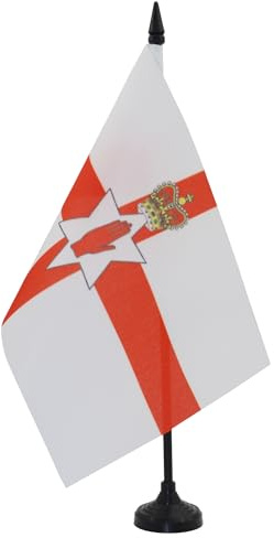 AZ FLAG Bordsflagga Nordirland 21x14 cm 100D Polyester Plastfot