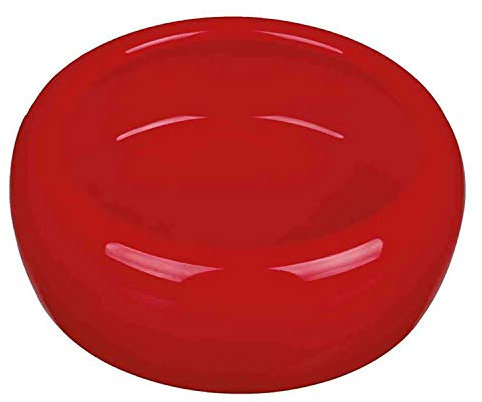 Trixie Keramik Schüssel mit abgerundetem Schüttrand für Kaninchen, 400 ml