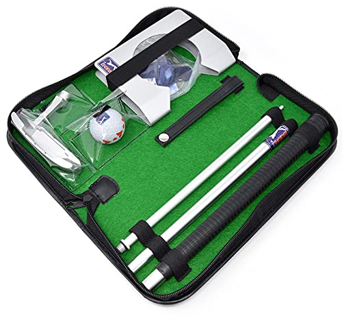 PGA Tour Executive - Set de Regalo para Putts de Golf, Color Negro