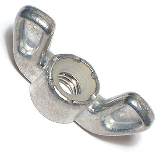 Hard-to-Find Fastener 014973285814 Nylon Insert Wing Nuts, 5/16-18, Piece-10