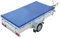Anhänger Abdeckplane mit Gummigurt 2575 x 1345 x 50 mm Bisonyl PVC beschichtetes 1000D gewobenes Material von 500Gr./m2