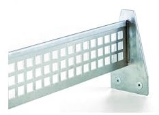 Sport-Thieme Tischtennisnetz Aluminium | Wetterfest für Outdoor Einsatz | Inkl. Befestigungsmaterial | Silber | Ideal für Freilandplatten