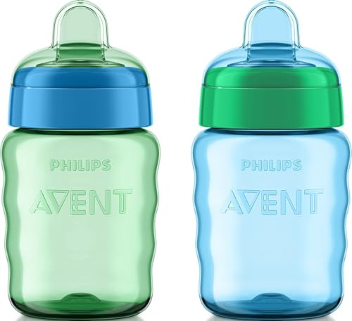 Philips Avent My Easy Sippy Cup, 2,5 dl, blå/grön, fas 2 (färgerna kan variera) av Philips AVENT