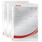 Esselte Standard Prospekthüllen-Set, 100 Stück, A4 Format, Farblos mit glänzender Oberfläche, Obere Öffnung, 0,055 mm PP-Folie, 56066