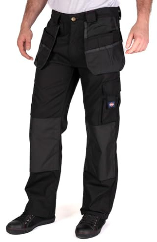 Lee Cooper Men's Holster Pocket Cargo Trouser, Black, W40/L32 UK