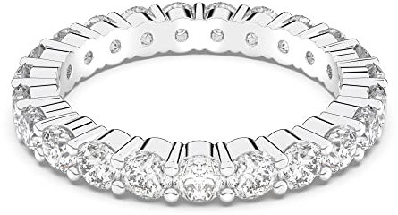 Swarovski Matrix Vittore Round Cut Ring, Weiß, 58