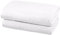 Amazon Basics Badetuch Set für Badezimmer, schnelltrocknendes, saugfähiges Handtuch-Set, 100 % Baumwolle, 2 Badetücher, 70 x 140 cm, 2 Stück, Weiß