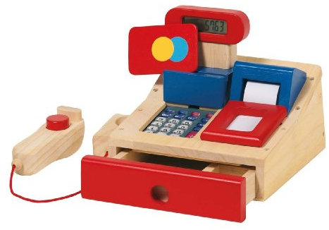 Goki 51807 - Kaufmannsladenkasse, Holz