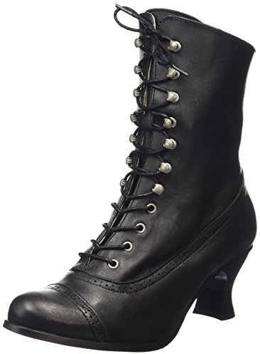 Stockerpoint Damen 4490 Kurzschaft Stiefel, Schwarz Nappa, 40 EU