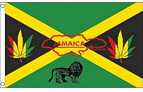 AZ FLAG Flagge Jamaika Reggae 150x90cm - Rasta Fahne 90 x 150 cm - flaggen Top Qualität