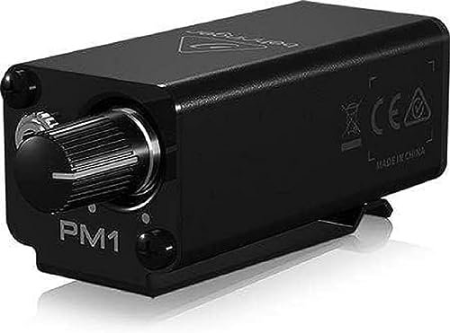 Behringer PM1 Personal In-Ear Monitor Belt-Pack with Volume Control and Locking XLR Input