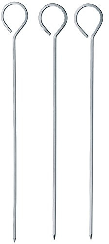 Kela Shashlik skewers Pincho 25cm of Stainless Steel 6 Pieces, 25 x 1 x 1 cm, Silver