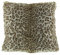 Gözze - Funda de cojín, elegante aspecto de piel, Diseño Leopardo blanco, 50 x 50 cm - Blanco