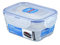 Lock & Lock CLASSIC Frischhaltedose | 550 ml | 145 x 110 x 67 mm | 100 % luft- und wasserdichte Vorratsdose | Spülmaschinen-, und Mikrowellengeeignet | BPA-Frei | 4-fach Sicherheits-Verschluss