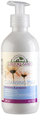 Corpore Sano Facial Cleansing Milk-Marigold & Camomile-PH NEUTRAL-Imported from Spain-300 ml/10.1 fl oz