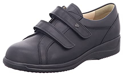 FinnComfort Aleppo 2110014099 Kvinna Loafers, Svart, 40.5 EU Bred