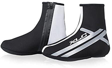 XLC Cyclebooties BO-A03 Überziehschuh, schwarz/Weiß, 45/46