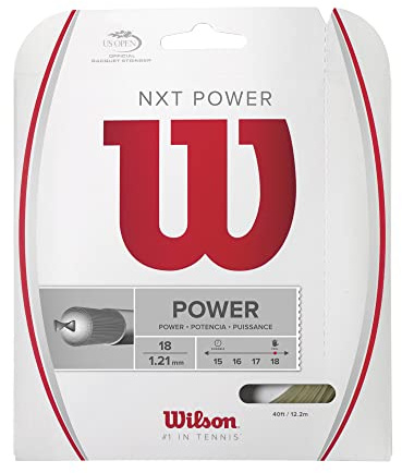 WILSON NXT Power 40-Feet String, Natural, 18