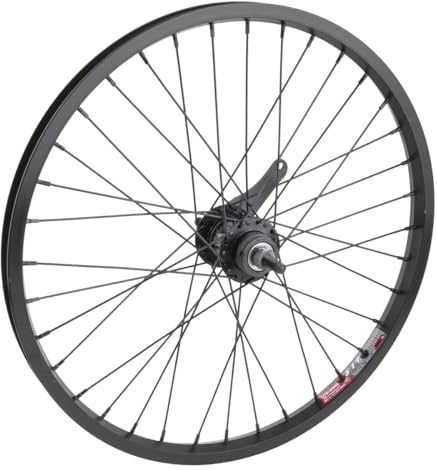 Wheel Master Rear Bicycle Wheel 20 x 1.75 36H, Alloy, Bolt On, Black, KT Coaster