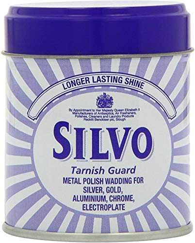 Silvo Wadding Metal Polish, 75g x 10 - For Brass, Copper, Stainless Steel & Chrome