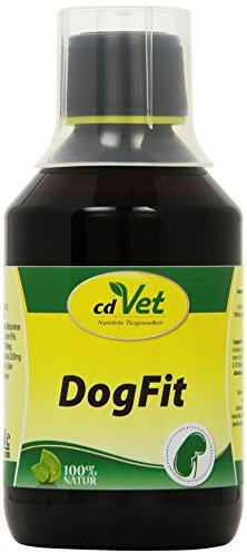 cdVet Naturprodukte DogFit 250 ml - Hund - flüssiges Ergänzungsfuttermittel - Versorgung der Entgiftungsorgane + Verdauungsorgane - Versorgung mit Vitaminen + Kräutern - optimale Kondition -