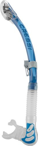 Cressi Alpha Dry Snorkel – Silver/Blue ES258020