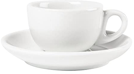 Olympia CB464 Lot de 12 tassesà expresso Blanc