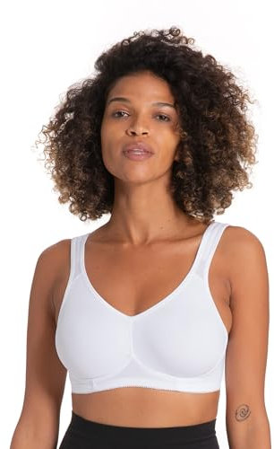 Dorina Womens Flex Sports Bra, White - White, 36B EU