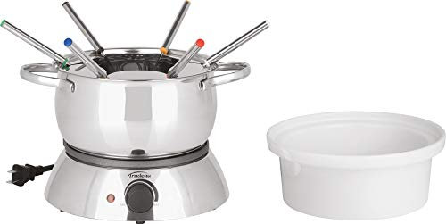Trudeau Casa Alto 3-en-1 Electric Fondue Set-Silver