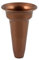 HOME Gran jarrón Cementerio Cerca mis. 4 h.17 Borde Ancho, Plastica, Cobre, 17cm