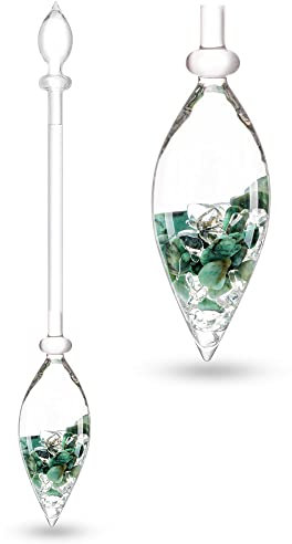 VitaJuwel VITALITY Edelsteinphiole mit Smaragd & Bergkristall für Regeneration und Erneuerung