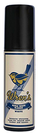 Wren's Ultra White Classic – Intensive Lotion zur Aufhellung und Perfekter Leder Weißmacher für Glattleder, Textilschuhe, Taschen und Sportschuhe – Exklusiv Hohe Qualität Seit 1889