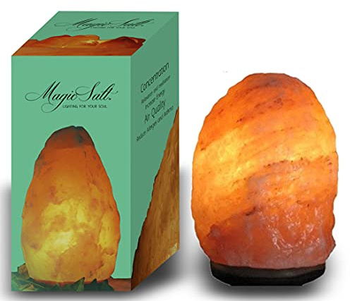 Två himalaya saltlampor 4-6 kg MAGIC SALT LIGHTING FOR YOUR SOUL