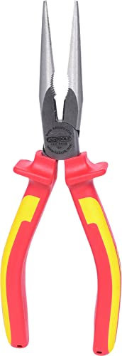 KS Tools 117.1118 Pinza a Punte Mezzotonde VDE Ergotorque, 200 mm