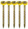 TIMCO 00055COLLF Collated Flooring Screw - Square Drive - Countersunk - 4.2 x 55 - Yellow - Box of 1000