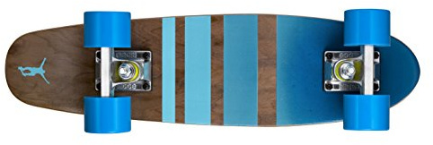 Ridge Skateboards 22 Mini Cruiser en Arce, Madera, Completa, Dark Dye, 55cm, Azul (MPB-22-NR3-BLUE)