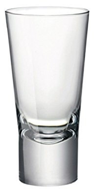 Bormioli Rocco Ypsilon Toughened 70ml Double Shot Glasses Vodka Shooter Drinking Glass
