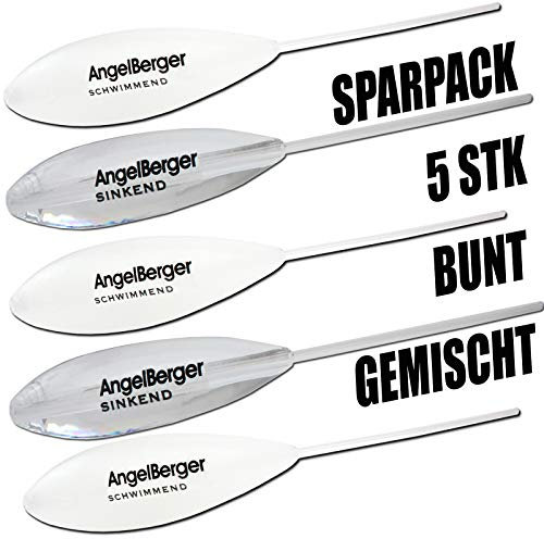 Angel Berger Sbirolino Sortiment 5 Stück Sbirulino Bombarde Weitwurfpose