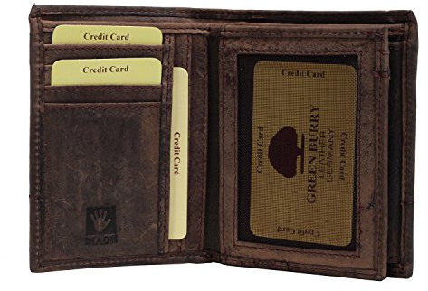 Greenburry Vintage Revival Portemonnaie Leder Geldbeutel braun | 10x12x3cm