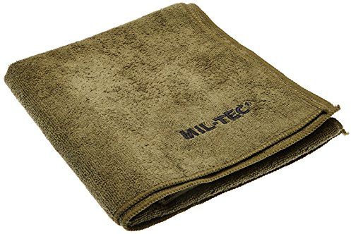 Serviette de toilette microfibres 100x50 Vert armee - Miltec