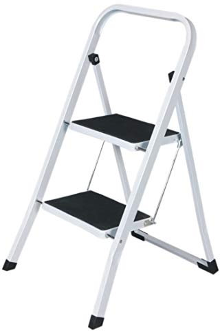 Sgabello 2 gradini casa acciaio