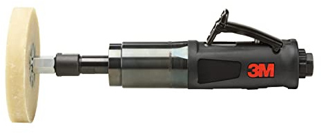 3M Die Grinder - .5 HP Steel Motor - 4,000 RPM - Sanding, Finishing, and Polishing - Air Powered Tool - Straight Shaft - 1/4 Collet - 28332