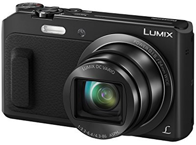 Panasonic LUMIX DMC-TZ58EG-K Travellerzoom Kamera (16 Megapixel, 20x opt. Zoom, 3-Zoll LCD-Display, Full HD, WiFi, 24 mm Weitwinkel-Objektiv) schwarz