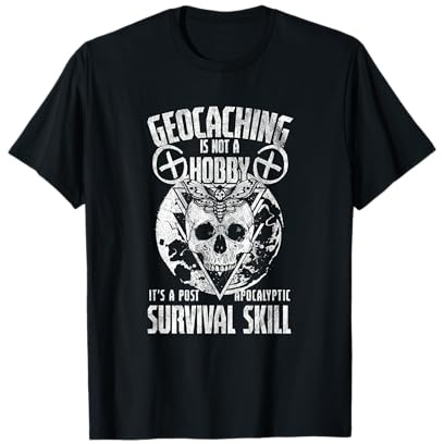 Geocaching Pasatiempo Navegación Global Positioning Regalo Camiseta