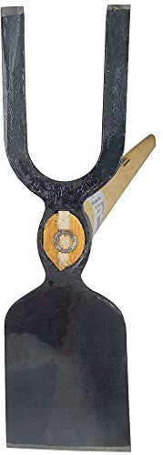 Doppelhacke - Breitblatt und 2 Zinken, hochwertig geschmiedet, 135cm Stiel von SHW-FIRE